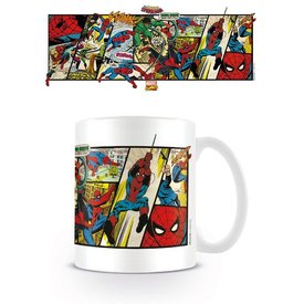 Marvel Retro Spiderman Panels - Mug