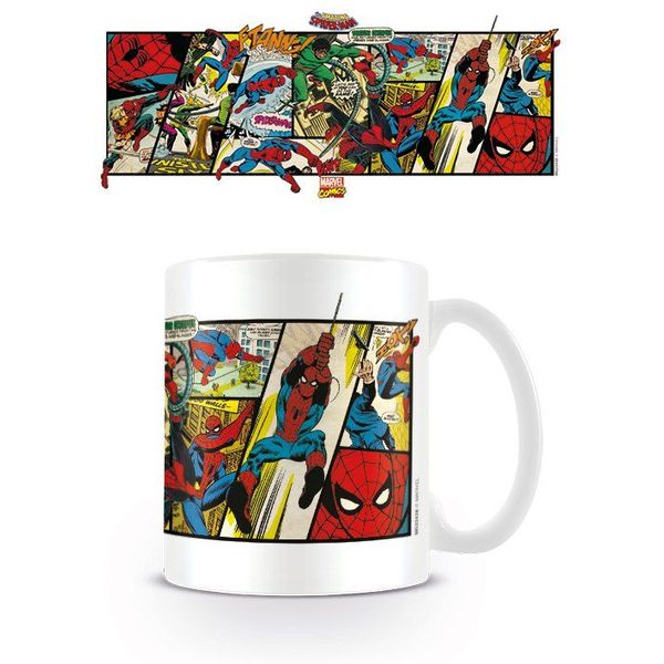 Marvel Retro Spiderman Panels - Mug