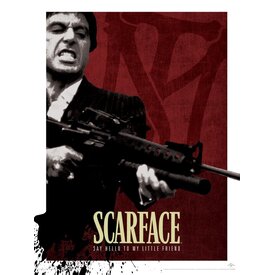 Scarface Blood Red - Art Print