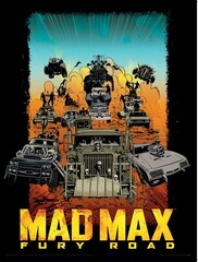 Produits associés au mot-clé warner bros art of 100th mad max fury road art print
