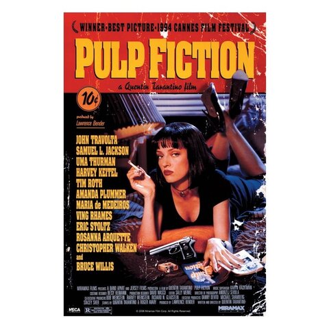 Pulp Fiction Uma On Bed - Maxi Poster