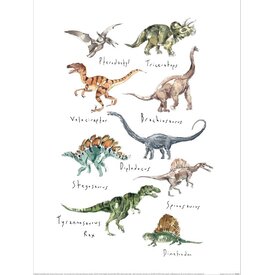 Rose Jocham Dinosaurs - Art Print