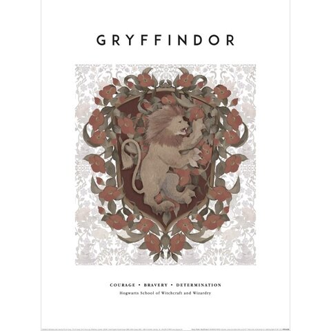 Harry Potter Gryffindor Crest- Art Print