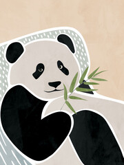 Produits associés au mot-clé panda art print