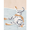 Snoozing Tiger - Art Print
