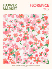 Products tagged with flower market florence art print
