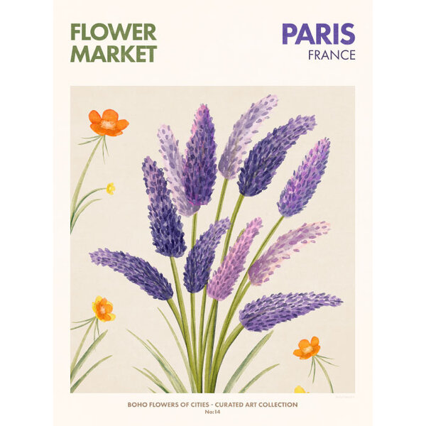 Flower Market Paris - Art Print