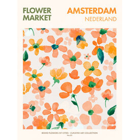 Flower Market Amsterdam - Art Print