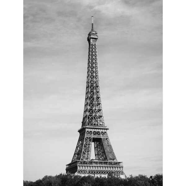 Eiffel Tower I B&W - Art Print