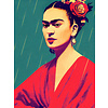 Frida Kahlo Portret - Art Print