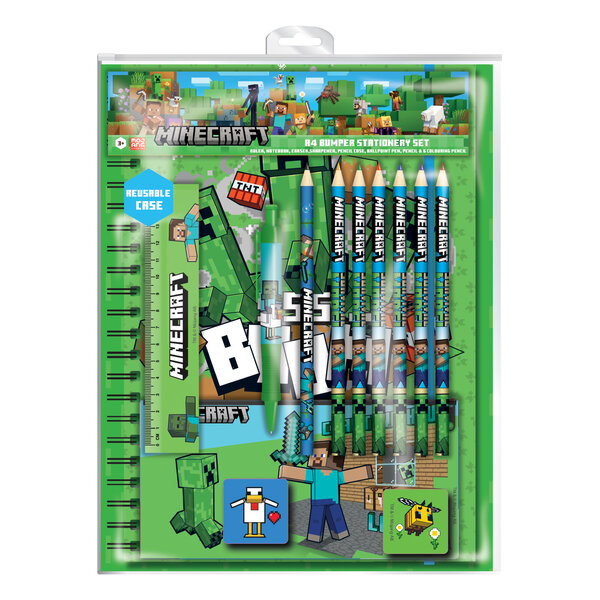 Minecraft - Bumper Stationery Set