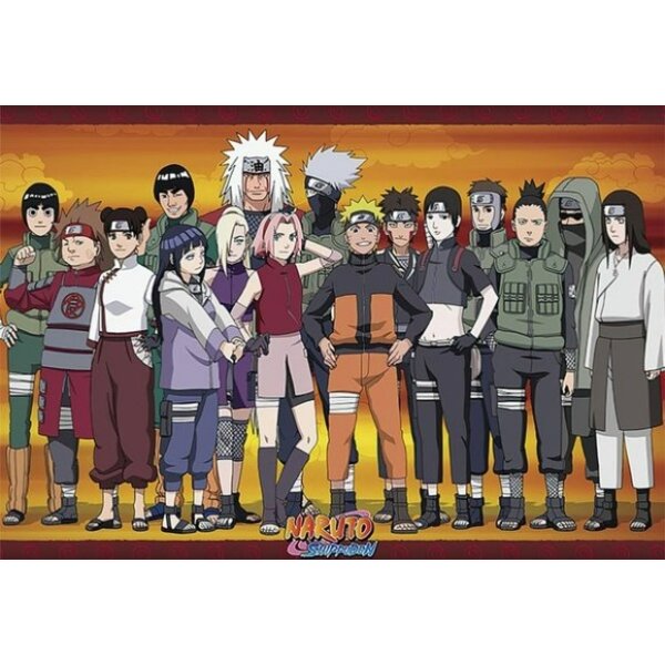 Naruto Shippuden Konoha Ninja's - Maxi Poster