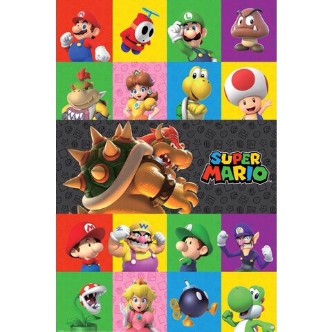 Super Mario Characters - Maxi Poster