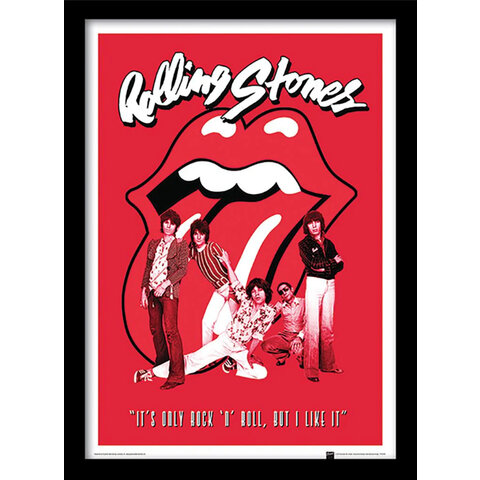 The Rolling Stones It's Only Rock'n Roll - Framed Print