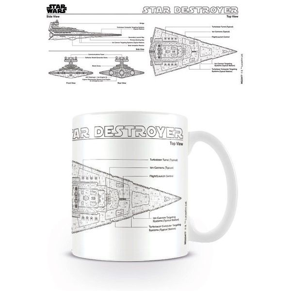 Star Wars Destroyer Sketch - Mug