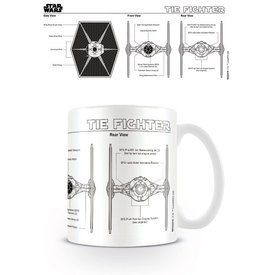 Star Wars Tie Fighter Sketch - Mug