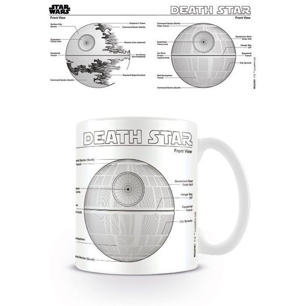Star Wars Death Star Sketch - Mug