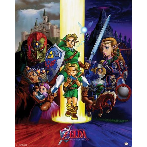 The Legend Of Zelda Ocarina Of Time - Mini Poster