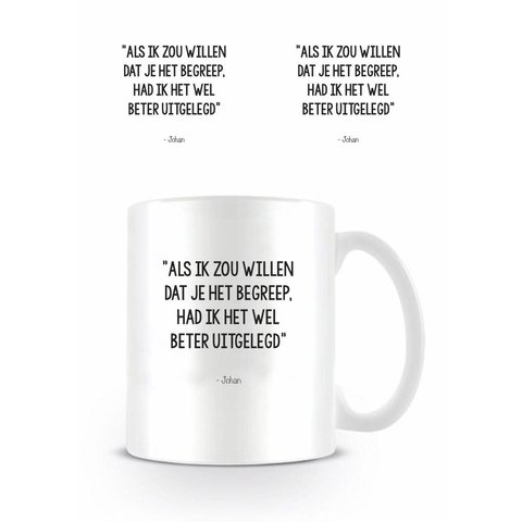 Johan Cruijff Uitleg - Mug