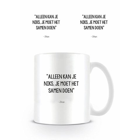 Johan Cruijff Samen - Mug