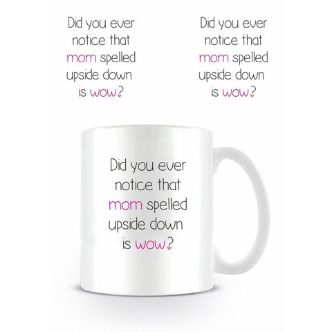 MOM = WOW - Mug