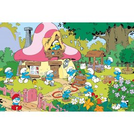 The Smurfs Garden - Maxi  Poster