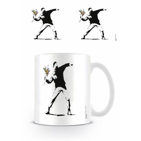 Flower Thrower Banksy - Mug