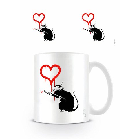 Love Rat Banksy - Mok