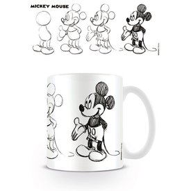 Mickey Mouse Sketch Process - Mug