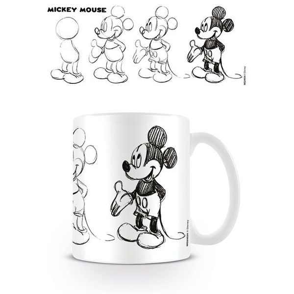 Disney Mickey Mouse Sketch Ladies, white : Amazon.com.be: Everything Else