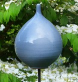 Keramik-Zwiebel himmelblau