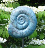 Handgetöpferter Keramik- Ammonit