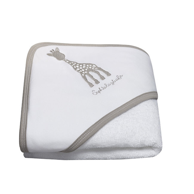 Sophie de Giraf kraamcadeau pakket Badcape