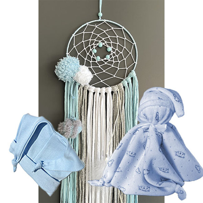 Kraamcadeau jongen pakket Dreamcatcher Baby Blue