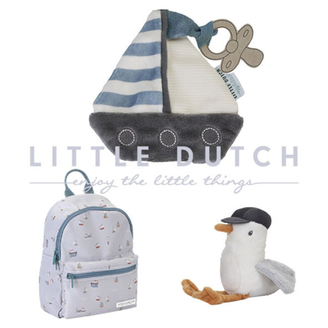 Little Dutch kraamcadeau pakket Sailors Bay jongen Silver