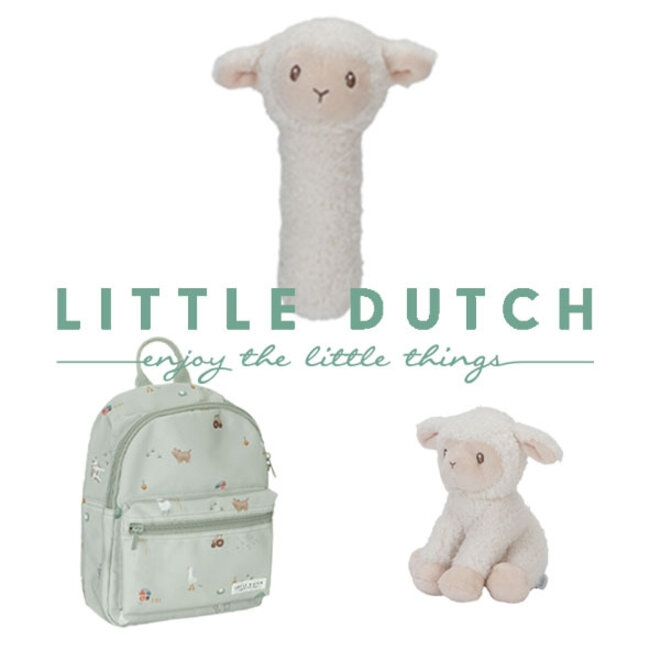 Little Dutch kraamcadeau pakket Little Farm uni Silver