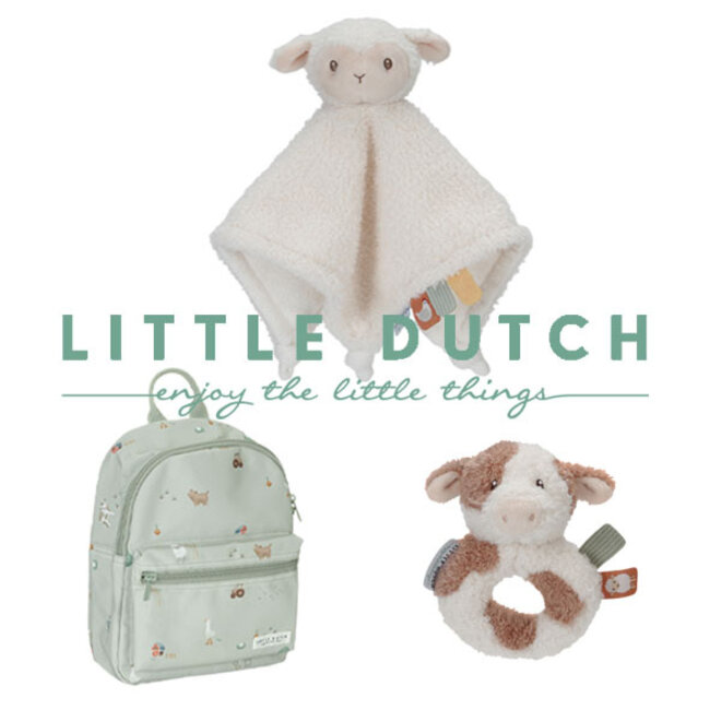 Little Dutch kraamcadeau pakket Little Farm uni Gold