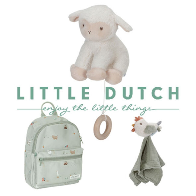 Little Dutch kraamcadeau pakket Little Farm uni Platinum