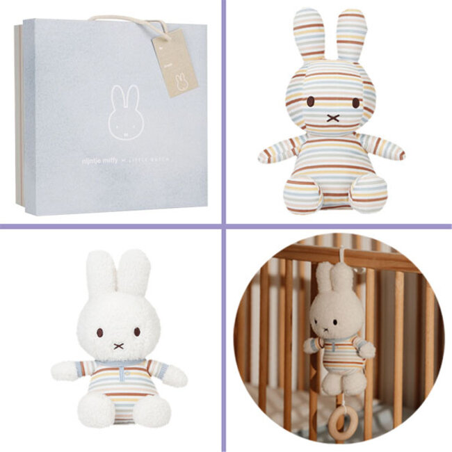 Nijntje x Little Dutch kraamcadeau pakket jongen Gold