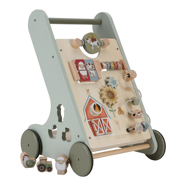 10 Daagse kraamcadeau pakket Little Dutch Houten Babywalker