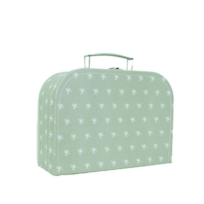 Kraamcadeau uni koffertje groen Gold