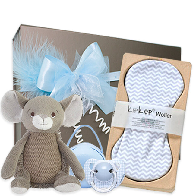 Kraamcadeau jongen geschenkset Platinum