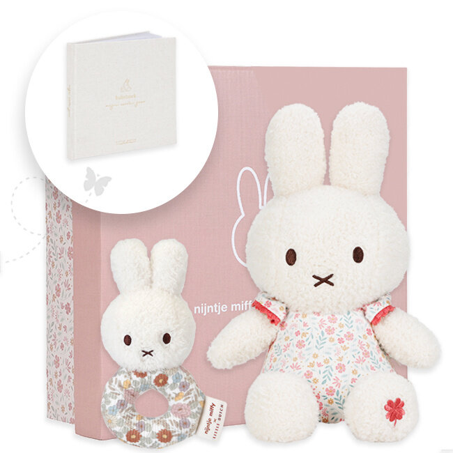 Nijntje x Little Dutch kraamcadeau pakket meisje Platinum