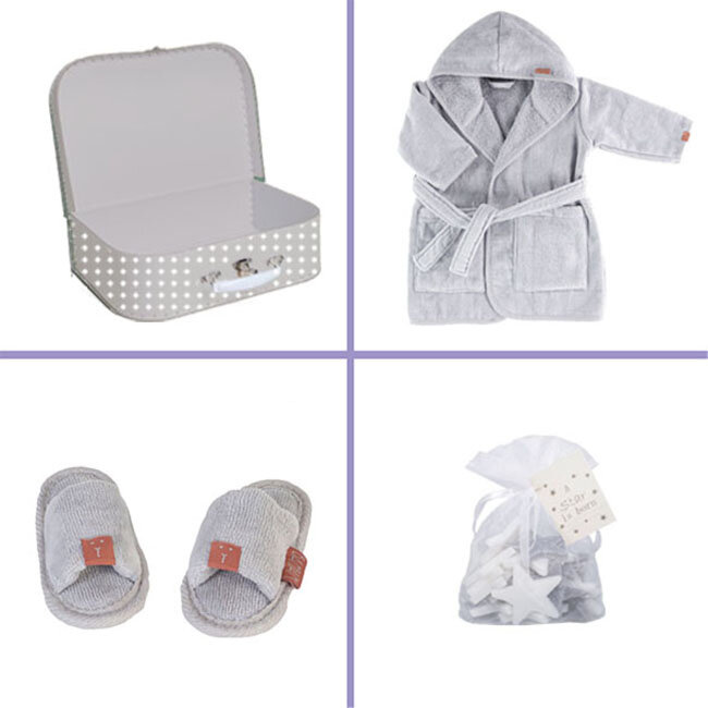 Kraamcadeau uni koffertje Gold