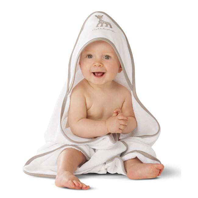 Sophie de Giraf kraamcadeau pakket Badcape