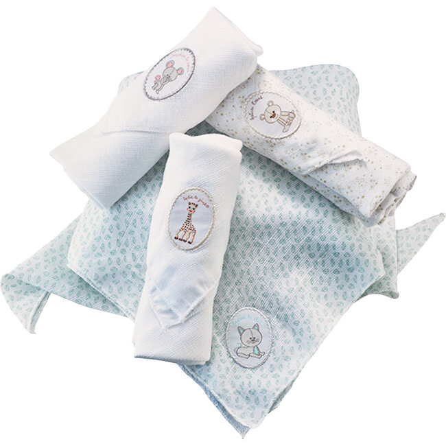 Sophie de Giraf kraamcadeau pakket Swaddles