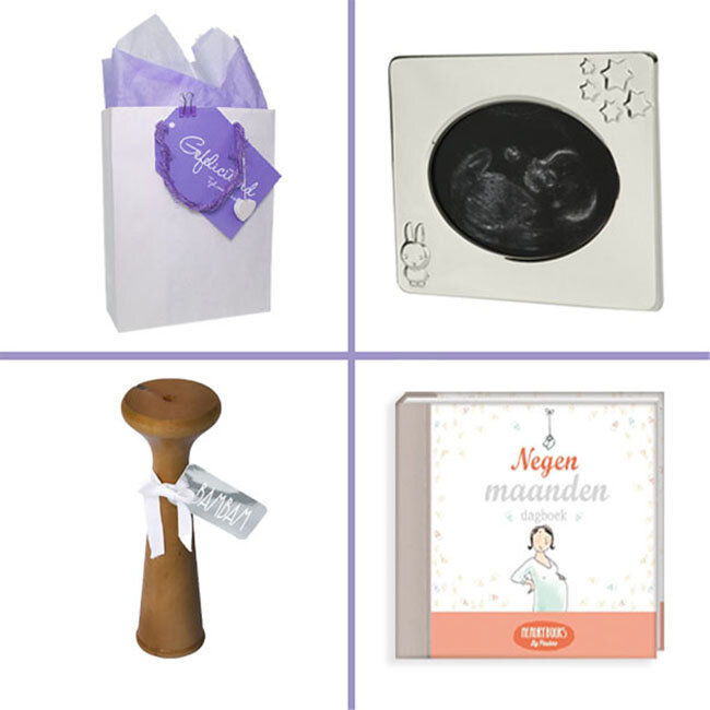 Zwangerschap cadeaupakket Echolijstje Platinum