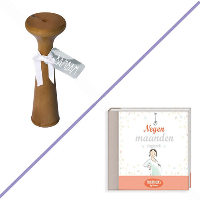 Zwangerschap cadeaupakket Hartjeshoorn Gold