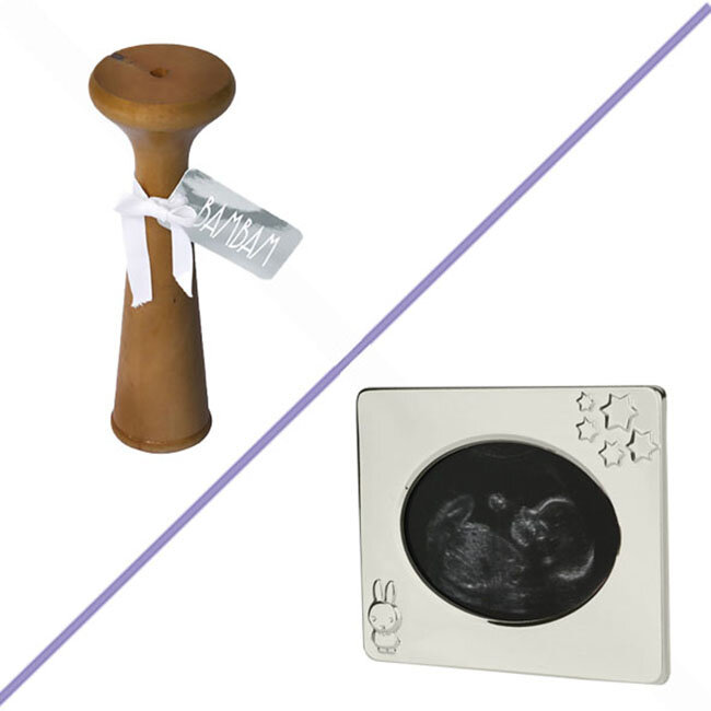 Zwangerschap cadeaupakket Echolijstje Gold