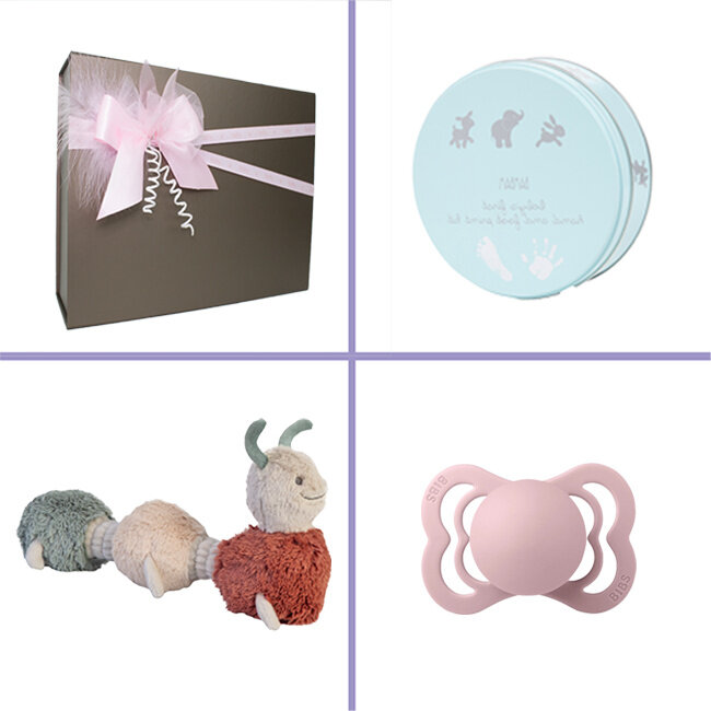 Kraamcadeau meisje geschenkset Silver